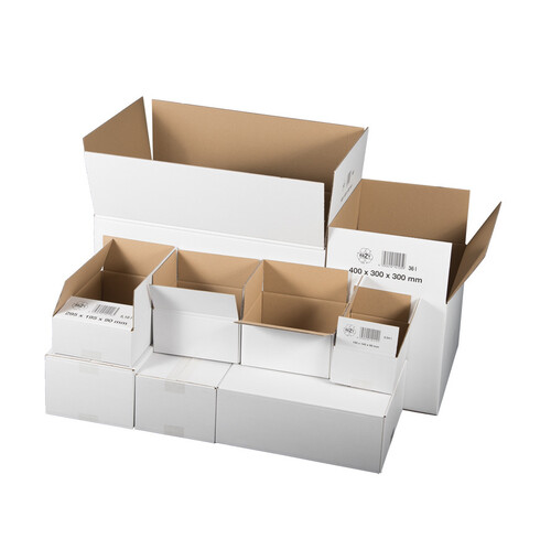 Karton Faltkarton Versandkarton 420x250x150 mm 1-wellig Verpackungskarton
